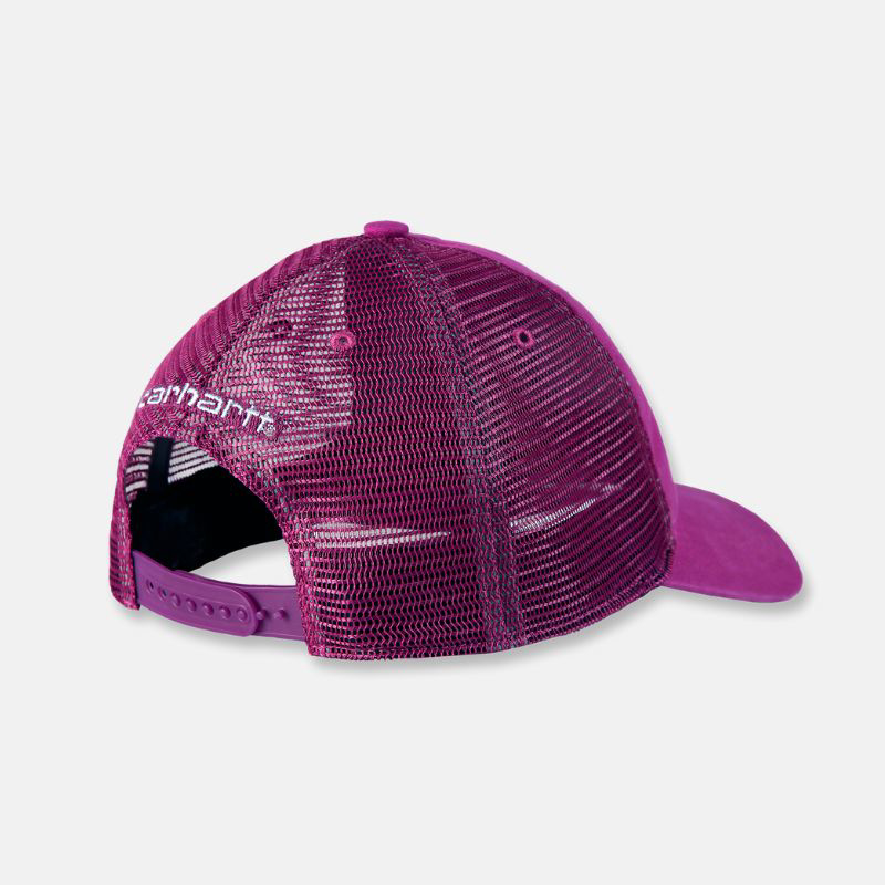 Picture of CARHARTT Canvas Mesh Cap 100286 Ανδρικό Καπέλο P37 - Magenta Agate