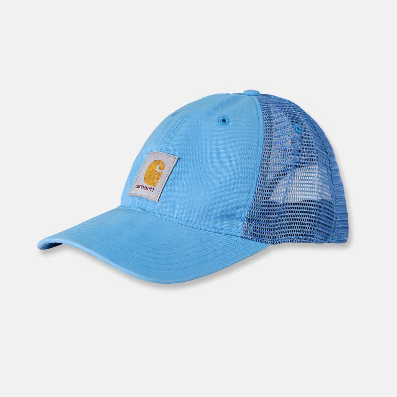 Picture of CARHARTT Canvas Mesh Cap 100286 Ανδρικό Καπέλο HA6 - Azure Blue