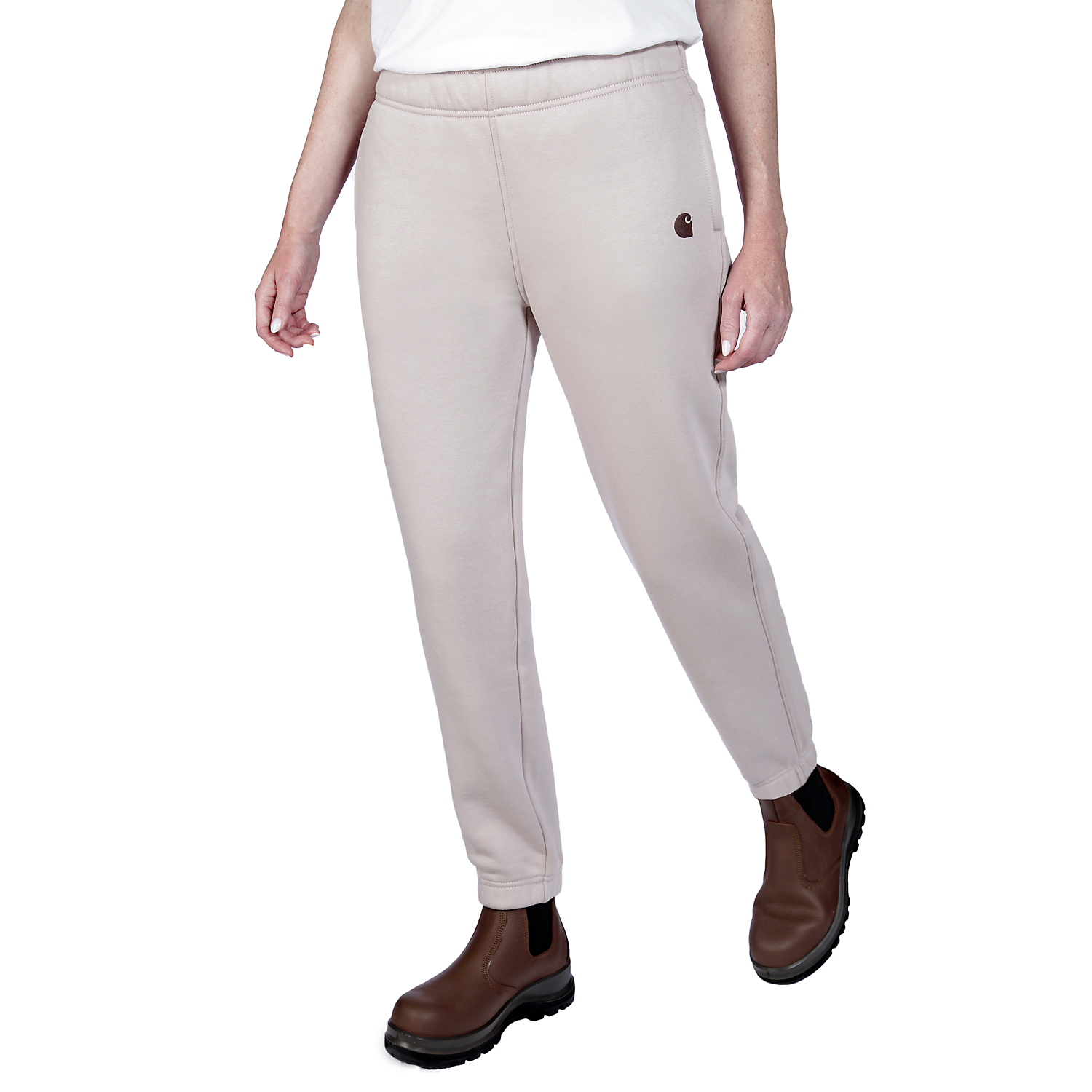 Picture of CARHARTT Relaxed Fit Fleece Jogger Pant Γυναικεία Φόρμα V61 - Mink