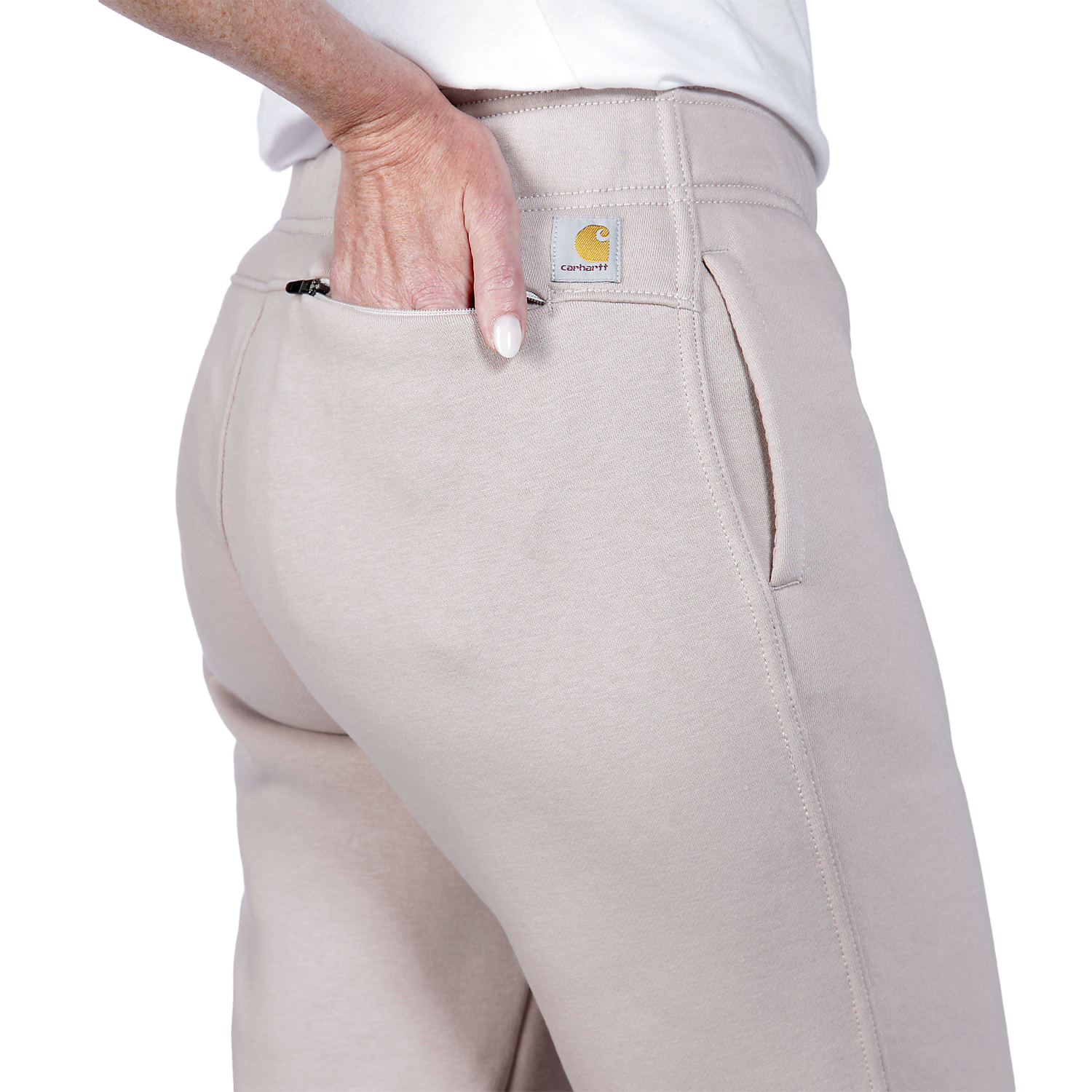 Picture of CARHARTT Relaxed Fit Fleece Jogger Pant Γυναικεία Φόρμα V61 - Mink