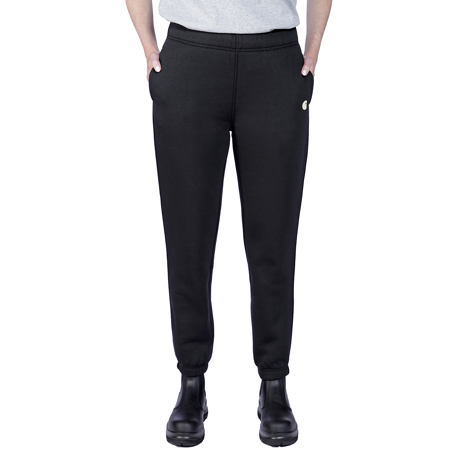 Picture of CARHARTT Relaxed Fit Fleece Jogger Pant Γυναικεία Φόρμα N04 - Black