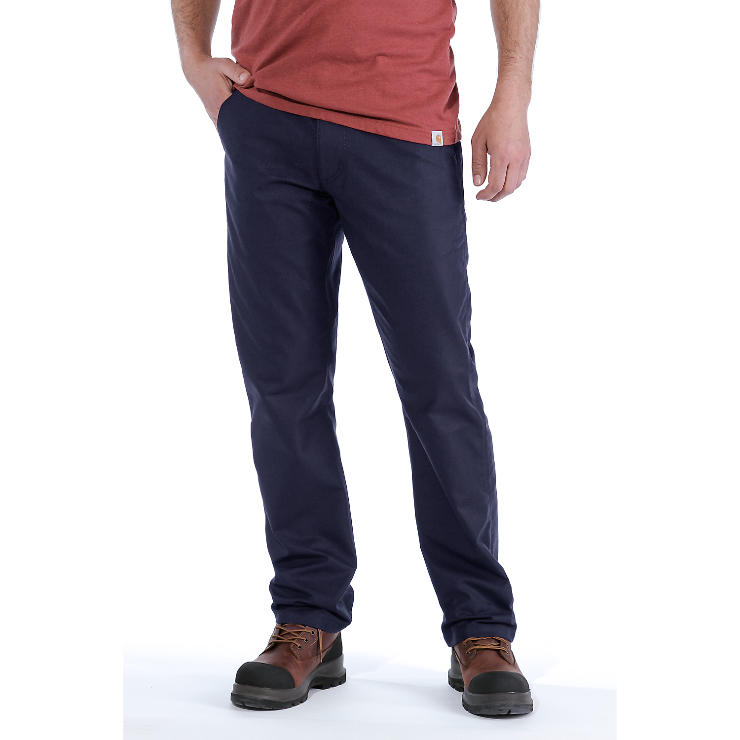 Picture of CARHARTT Rugged Flex Relaxed Fit Stretch Canvas Work Pant 103109 Ανδρικό Παντελόνι 412 - Navy