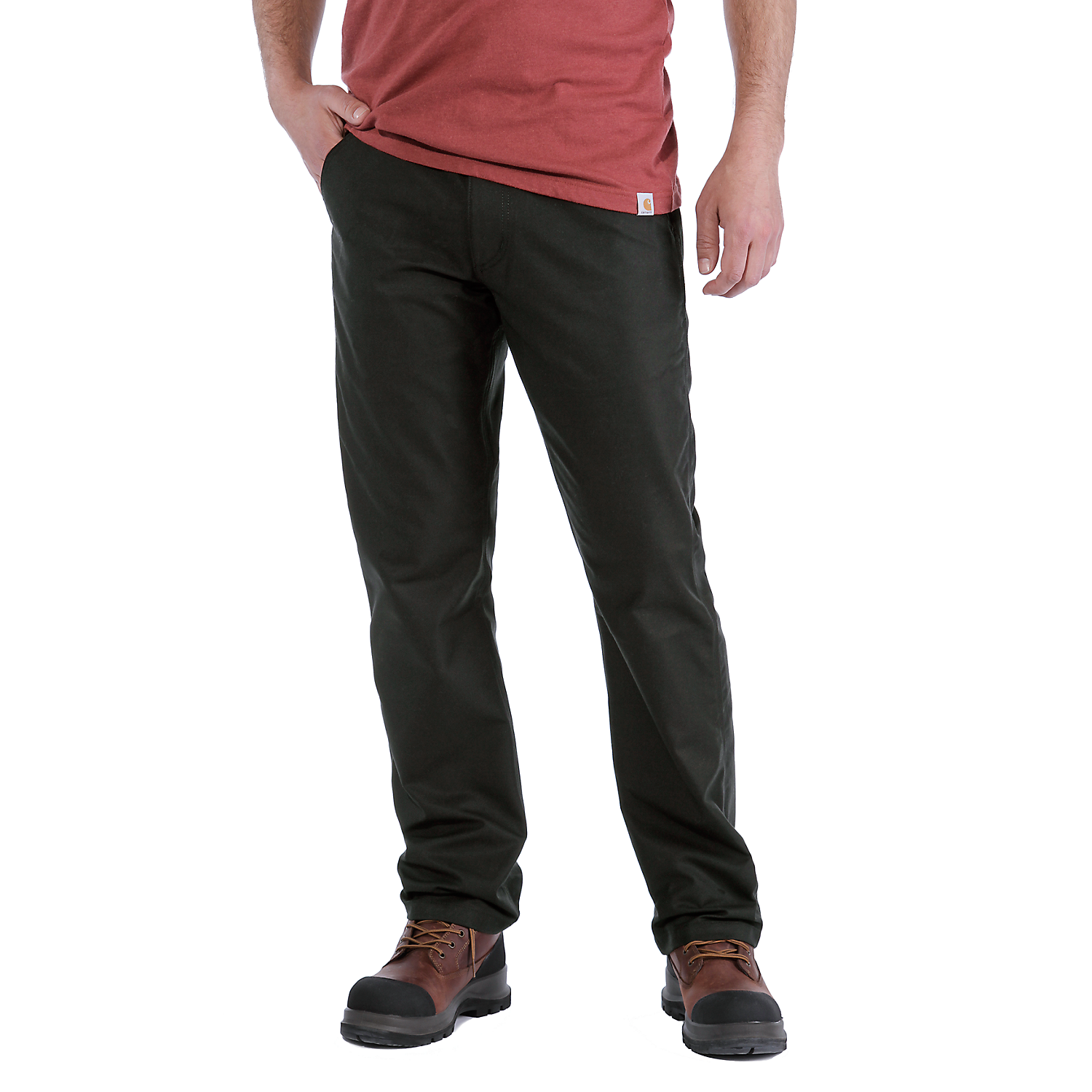 Picture of CARHARTT Rugged Flex Relaxed Fit Stretch Canvas Work Pant 103109 Ανδρικό Παντελόνι 001 - Black