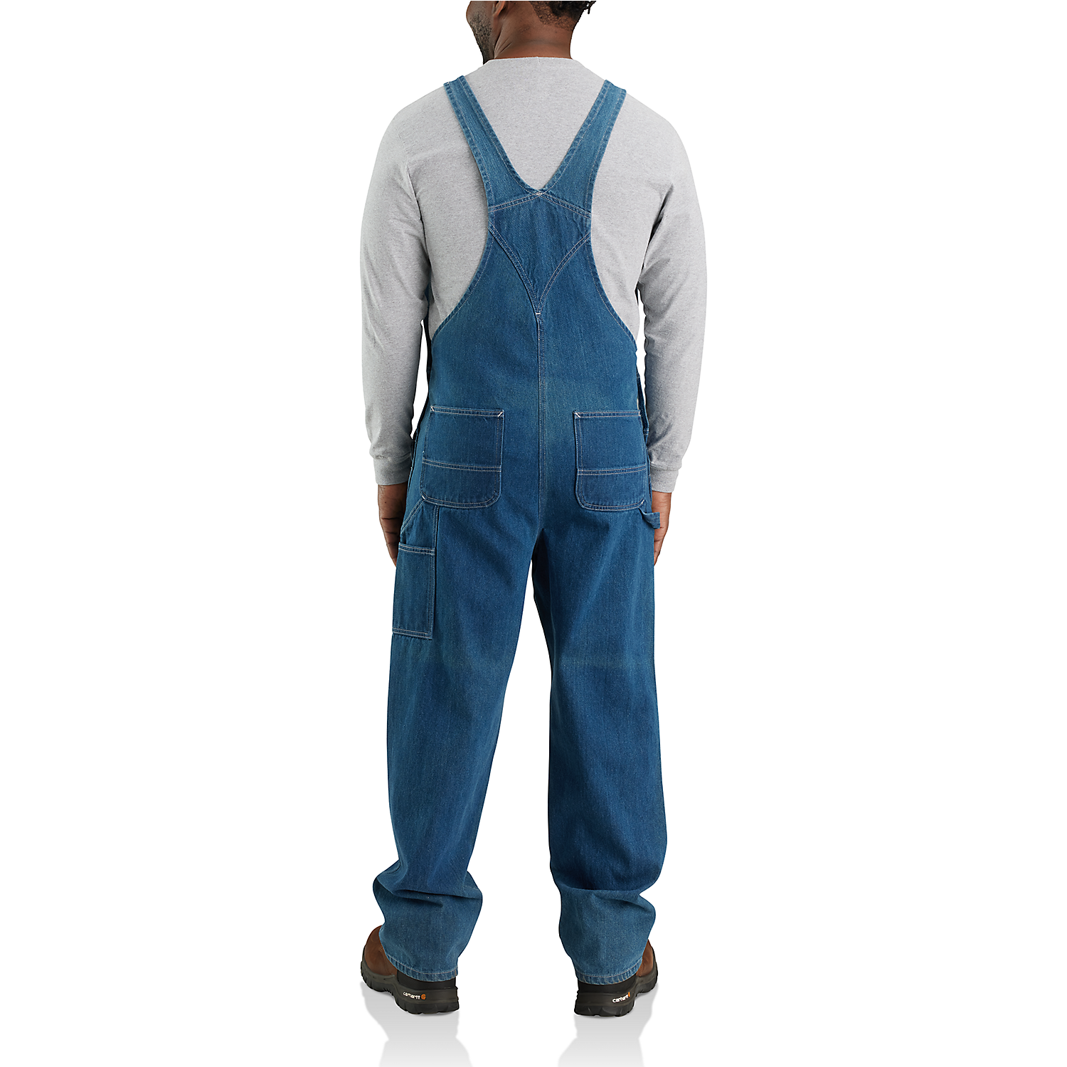 Picture of CARHARTT Loose Fit Denim Bib Overall 104672 Ανδρική Σαλοπέτα DST - Darkstone