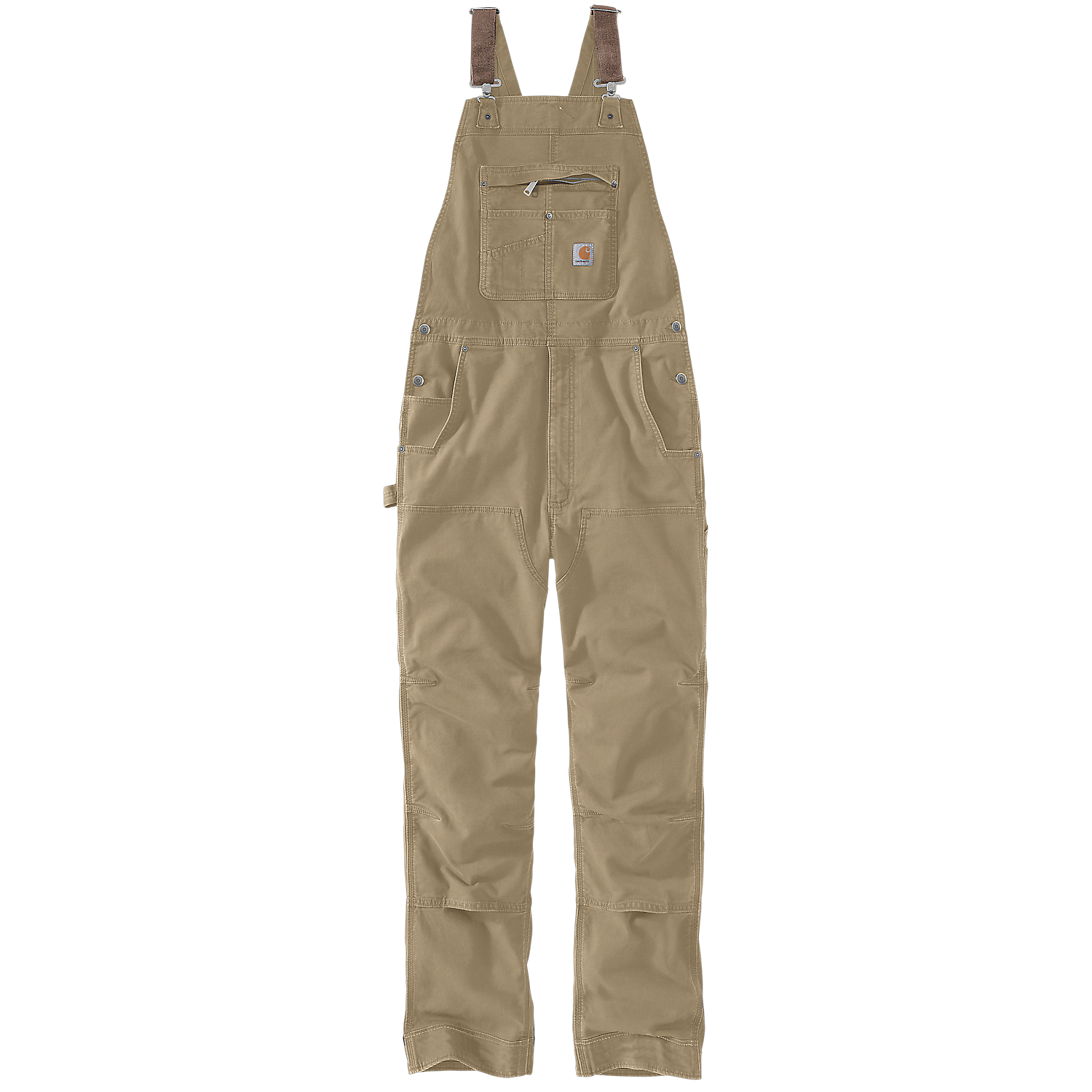 Picture of CARHARTT Rugged Flex Relaxed Fit Rigby Bib 102987 Ανδρική Σαλοπέτα DKH - Dark Khaki