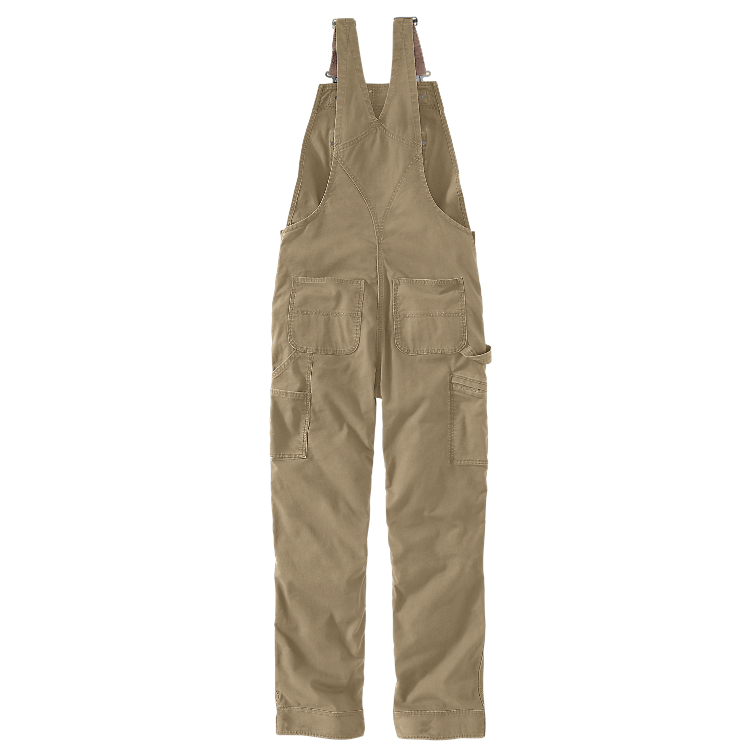 Picture of CARHARTT Rugged Flex Relaxed Fit Rigby Bib 102987 Ανδρική Σαλοπέτα DKH - Dark Khaki