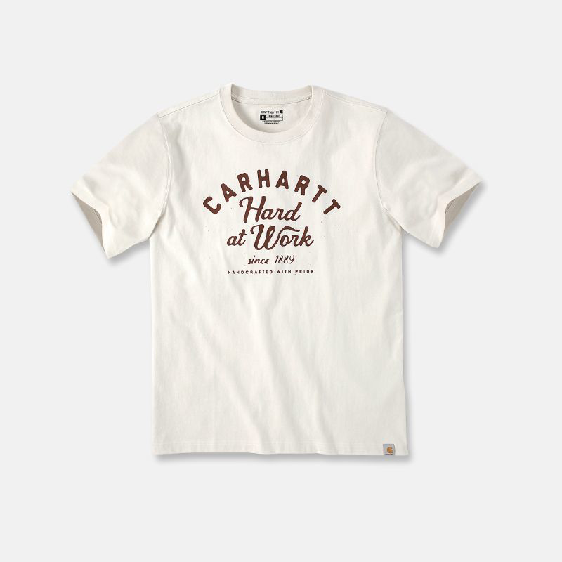 Picture of CARHARTT Relaxed Fit Heavyweight Graphic T-Shirt 106089 Ανδρικό Κοντομάνικο W03 - Malt