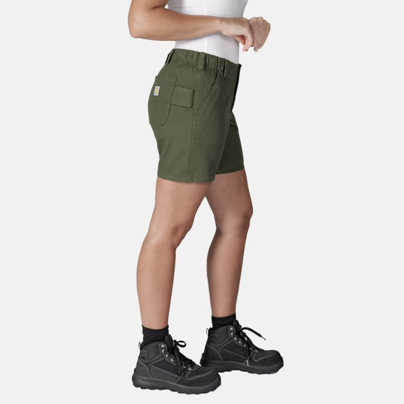 Picture of CARHARTT Rugged Flex Relaxed Fit Canvas Work Short 105730 Γυναικεία Βερμούδα G72 - Basil