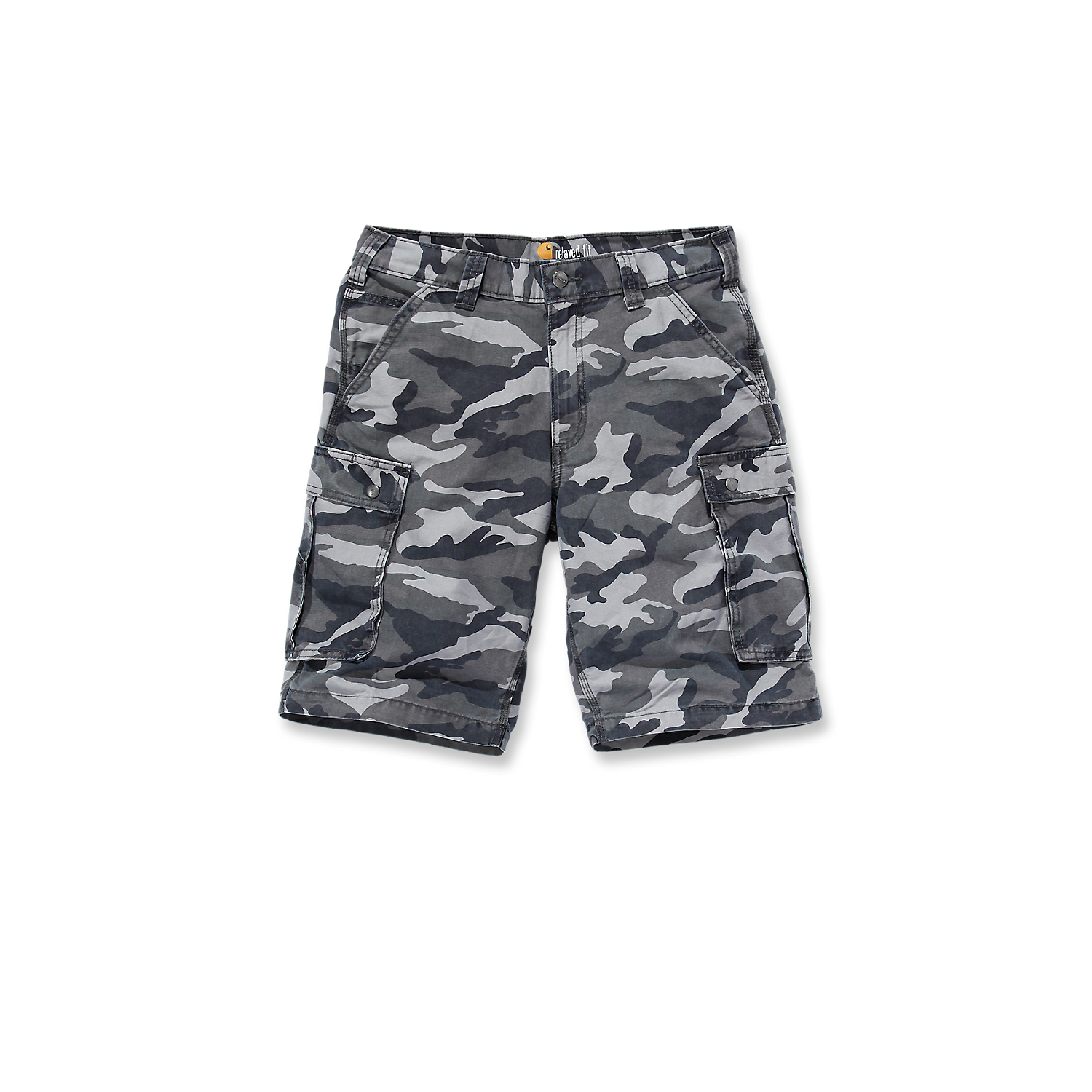 Picture of CARHARTT Rugged Cargo Camo Short 100279 Ανδρική Βερμούδα 071 - Grey Camo