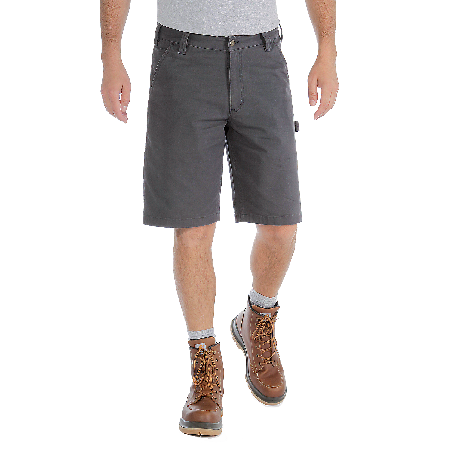 Picture of CARHARTT Rugged Flex Relaxed Fit Canvas Utility Work Short 103652 Ανδρική Βερμούδα Outdoor 029 - Shadow