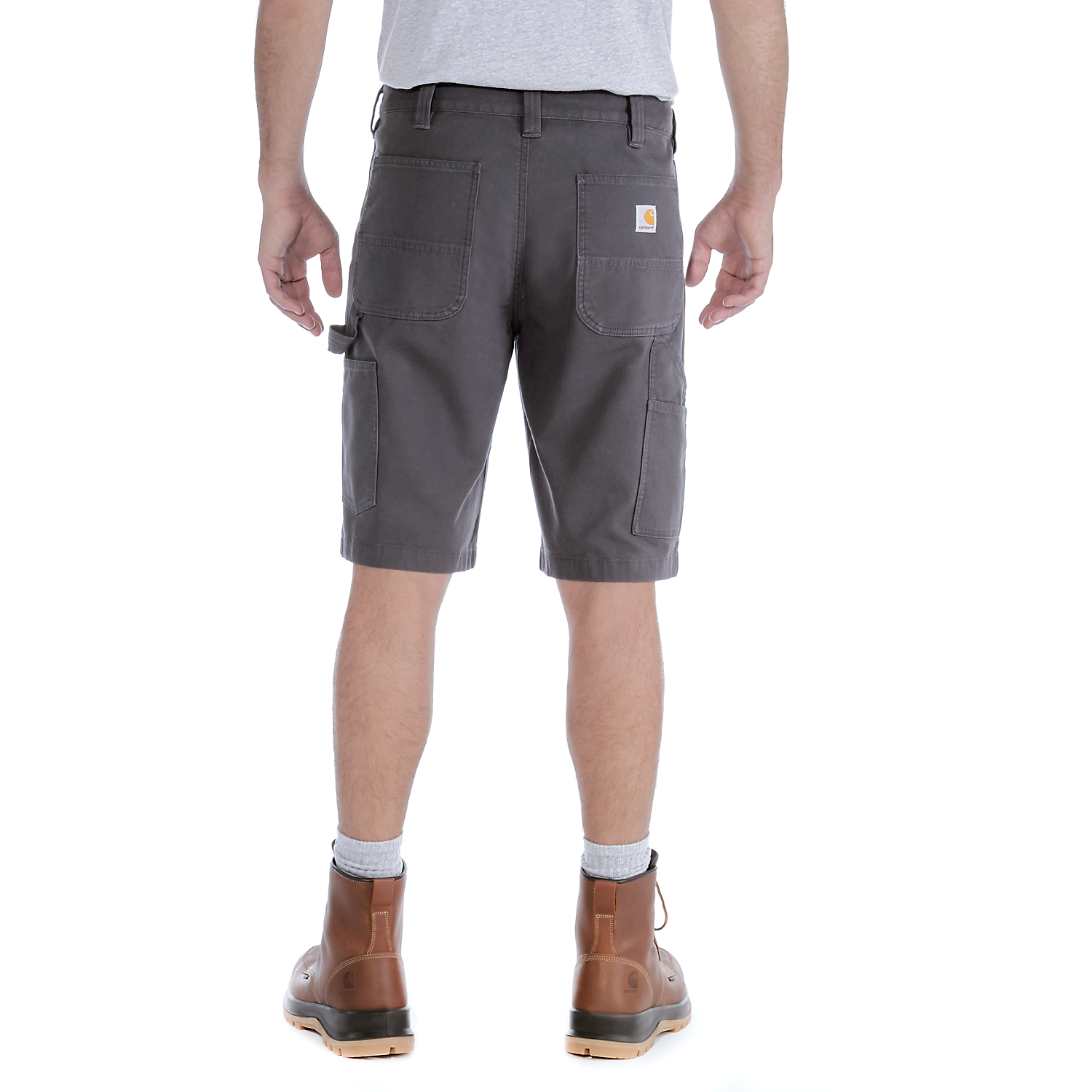 Picture of CARHARTT Rugged Flex Relaxed Fit Canvas Utility Work Short 103652 Ανδρική Βερμούδα Outdoor 029 - Shadow