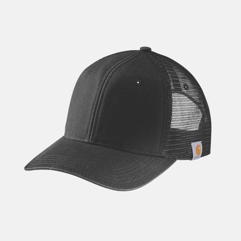 Picture of CARHARTT Canvas Mesh Back Cap 105298 Ανδρικό Καπέλο BLK - Black