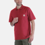 Εικόνα της CARHARTT Loose Fit Midweight SS Pocket Polo K570 Ανδρικό Κοντομάνικο Red