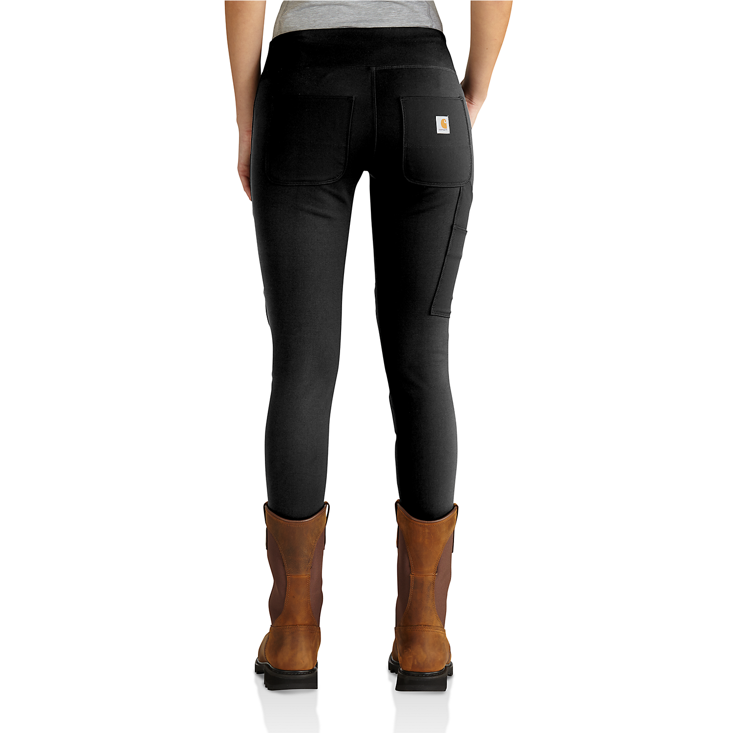 Picture of CARHARTT FORCE™ Fitted Midweight Utility Legging 102482 Γυναικείο Ελαστικό Παντελόνι N04 - Black