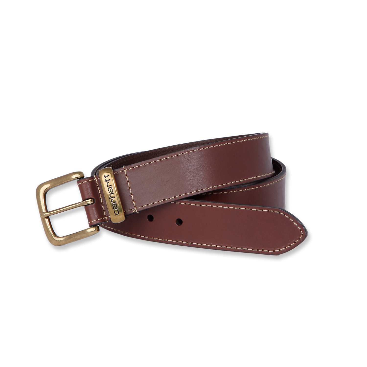 Picture of CARHARTT Burnished Leather Box Buckle Belt A0005511 Ανδρική Ζώνη 211 - Carhartt Brown