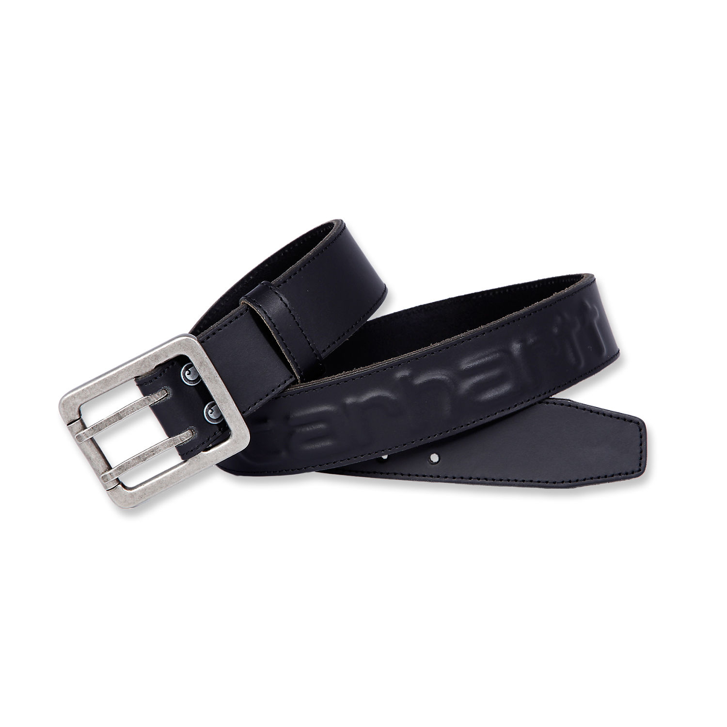 Picture of CARHARTT Leather Logo Belt A0005656 Ανδρική Ζώνη BLK - Black