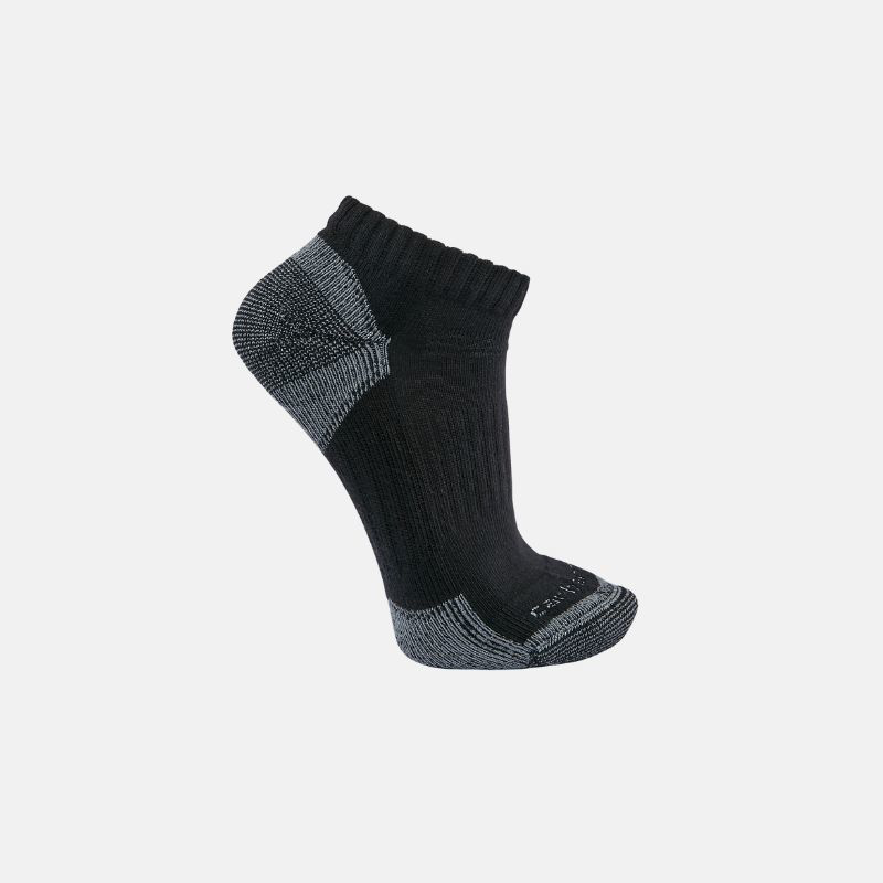 Picture of CARHARTT Midweight Cotton Blend Low Cut Socks SL6003M Κάλτσες - Σετ 3 Ζευγάρια 001 - Black