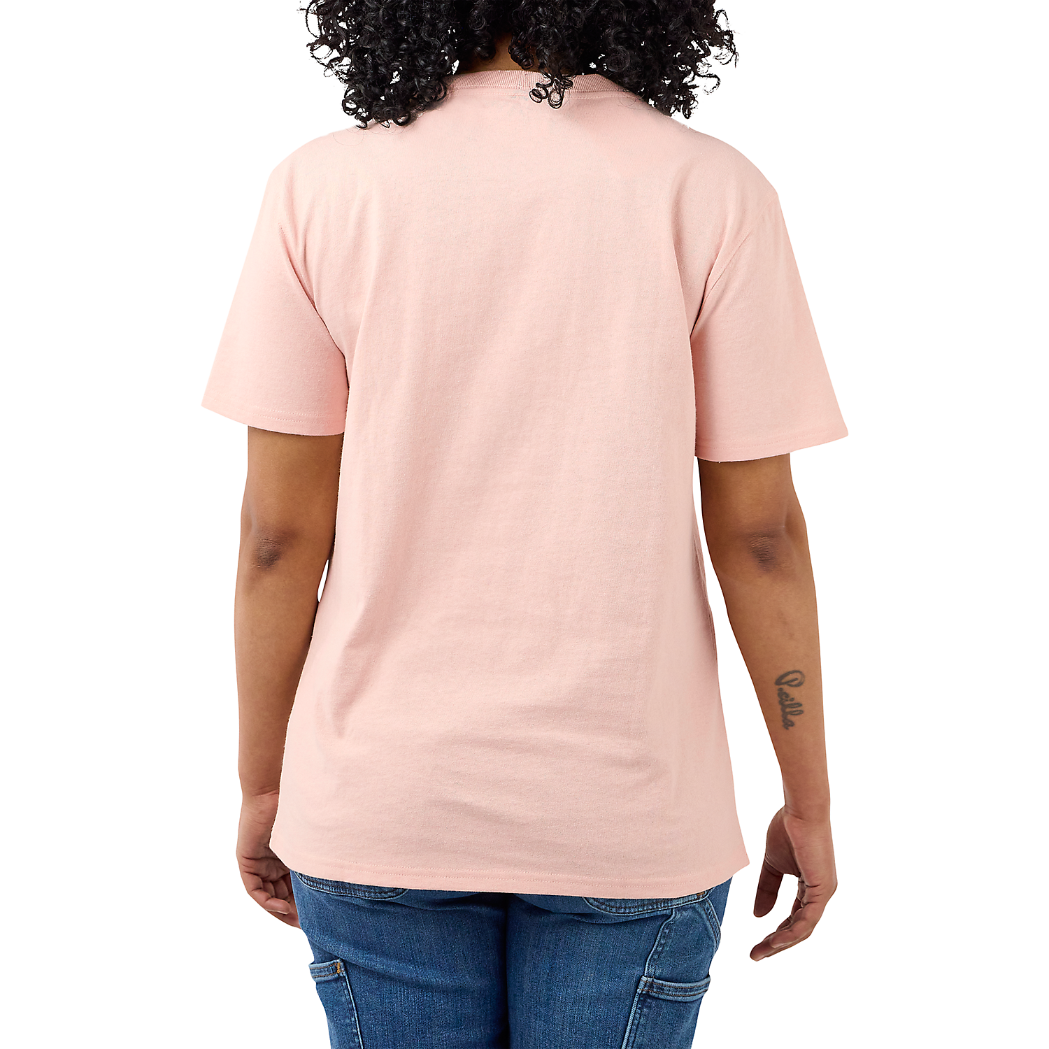 Picture of CARHARTT Loose Fit K87 Pocket T-Shirt 103067 Γυναικείο Κοντομάνικο P15 - Powder Ash Rose