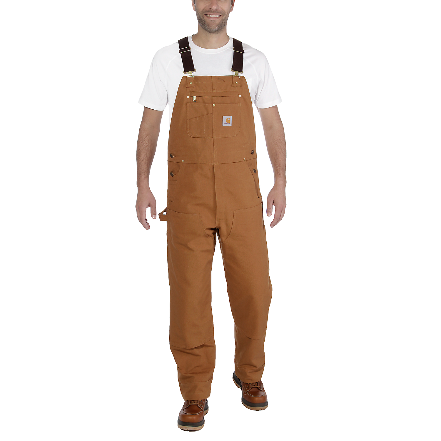 Picture of CARHARTT Relaxed Fit Bib Overall 102776 Ανδρική Σαλοπέτα 211 - Carhartt Brown