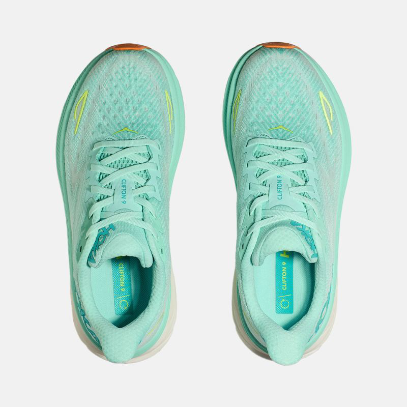 Picture of HOKA Clifton 9 Γυναικεία Παπούτσια Running SMQ-SEAFOAM / AQUA BREEZE