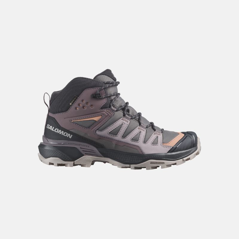 Picture of SALOMON X Ultra 360 Mid Gtx Γυναικεία Παπούτσια Hiking & Outdoor Plum Kitten / Phantom / Cork