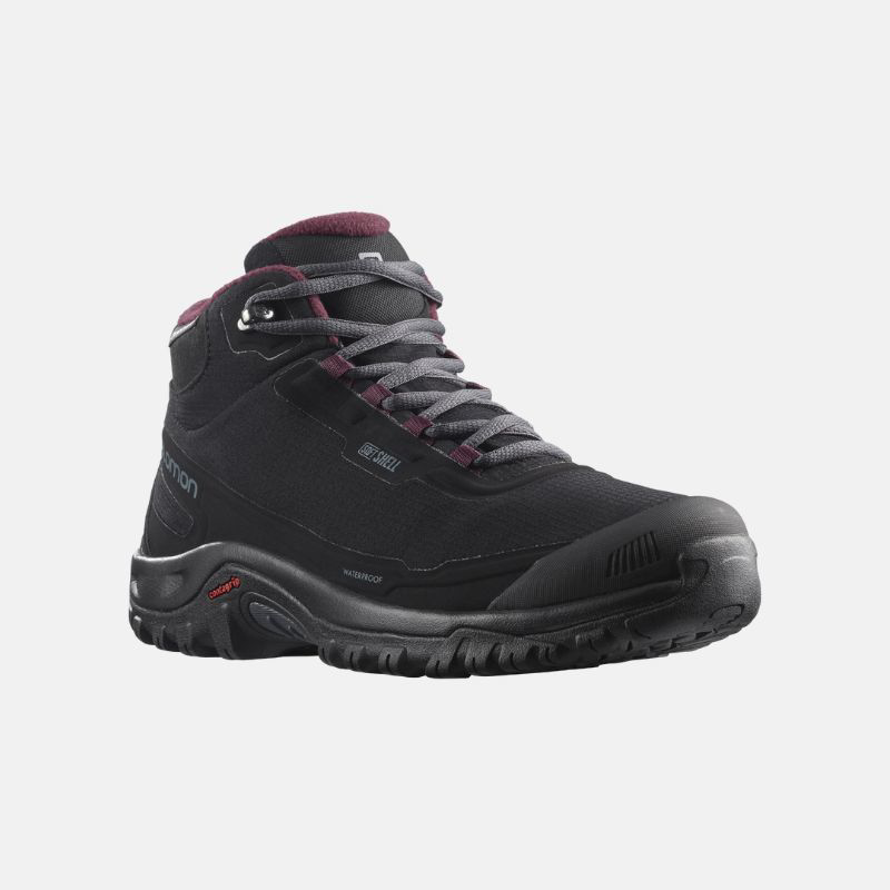 Picture of SALOMON Shelter CS WP Γυναικεία Παπούτσια Hiking Black / Ebony / Wine Tasting