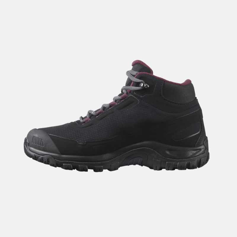 Picture of SALOMON Shelter CS WP Γυναικεία Παπούτσια Hiking Black / Ebony / Wine Tasting