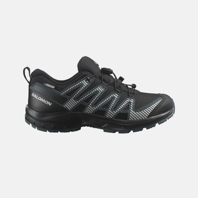 Picture of SALOMON XA Pro V8 WP Παιδικά Παπούτσια Trail Running Black / Phantom / Dark Slate