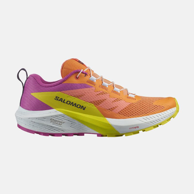 Picture of SALOMON Sense Ride 5 Γυναικεία Παπούτσια Trail Running Bird of Paradise / White / Sulphur Spring