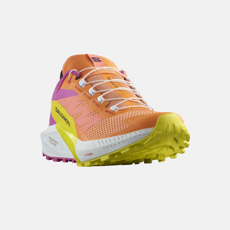 Picture of SALOMON Sense Ride 5 Γυναικεία Παπούτσια Trail Running Bird of Paradise / White / Sulphur Spring