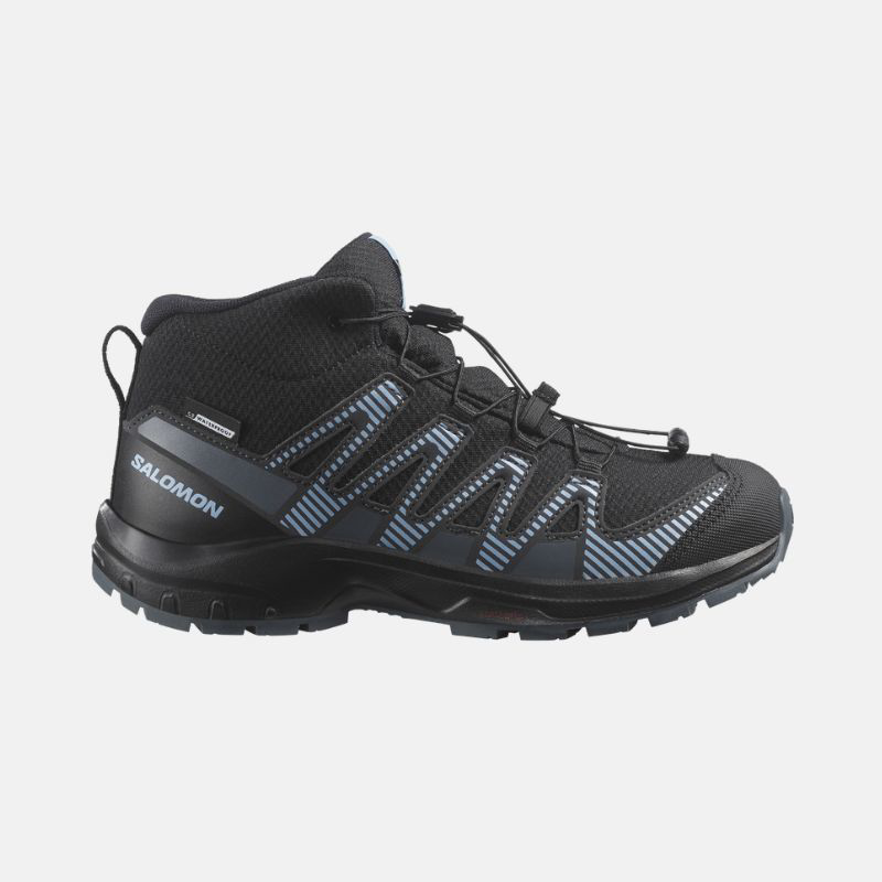 Picture of SALOMON XA Pro V8 Mid CSWP Παιδικά Παπούτσια  Outdoor & Hiking Black / Neptune / Alaska Blue