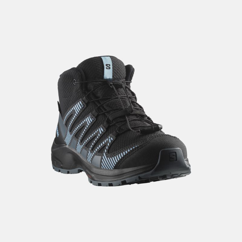 Picture of SALOMON XA Pro V8 Mid CSWP Παιδικά Παπούτσια  Outdoor & Hiking Black / Neptune / Alaska Blue