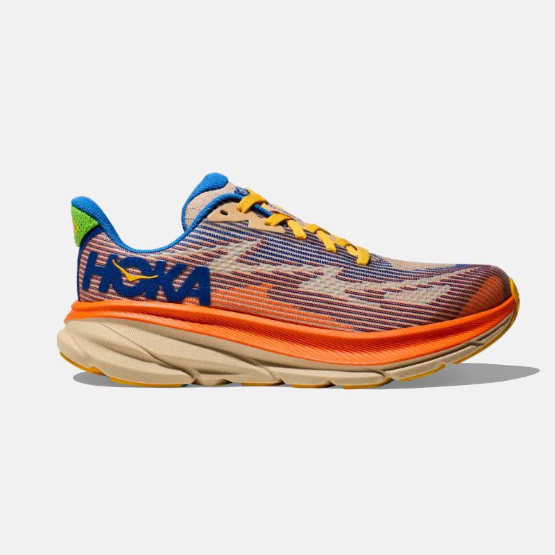 Picture of HOKA Clifton 9 Youth Παιδικά Παπούτσια Running URN-ULTRAMARINE / ELECTRIC TANGERINE