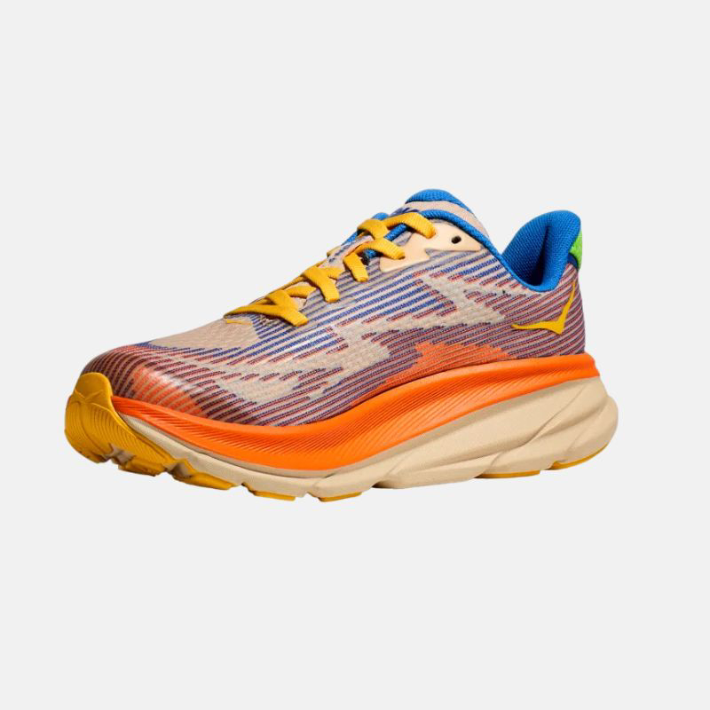 Picture of HOKA Clifton 9 Youth Παιδικά Παπούτσια Running URN-ULTRAMARINE / ELECTRIC TANGERINE