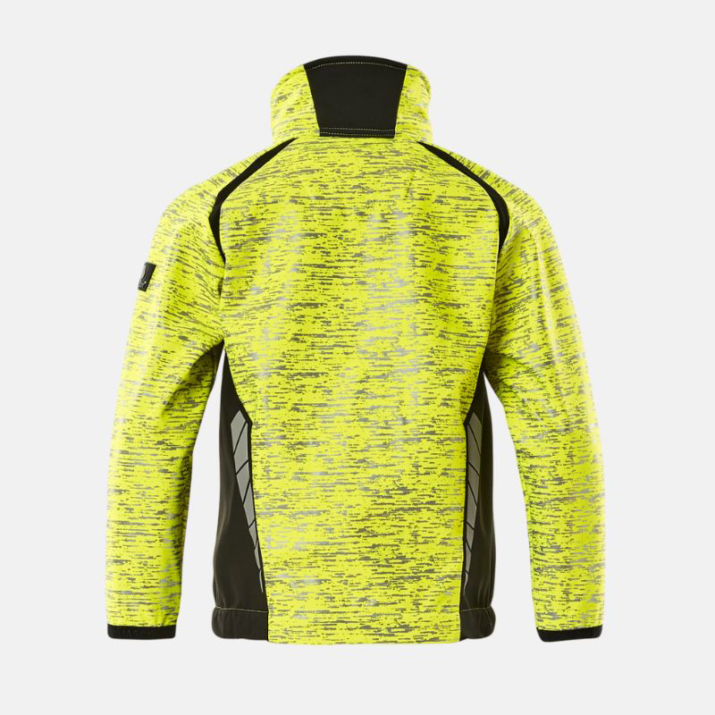 Picture of MASCOT Accelerate Safe Softshell for children with reflectors Παιδικό Softshell 1709 - HV Yellow / Black