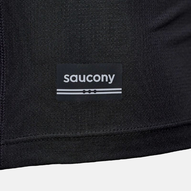 Picture of SAUCONY SAM800379 Stopwatch LS Shirt Μακρυμάνικο Ανδρικό Μπλουζάκι BK - BLACK