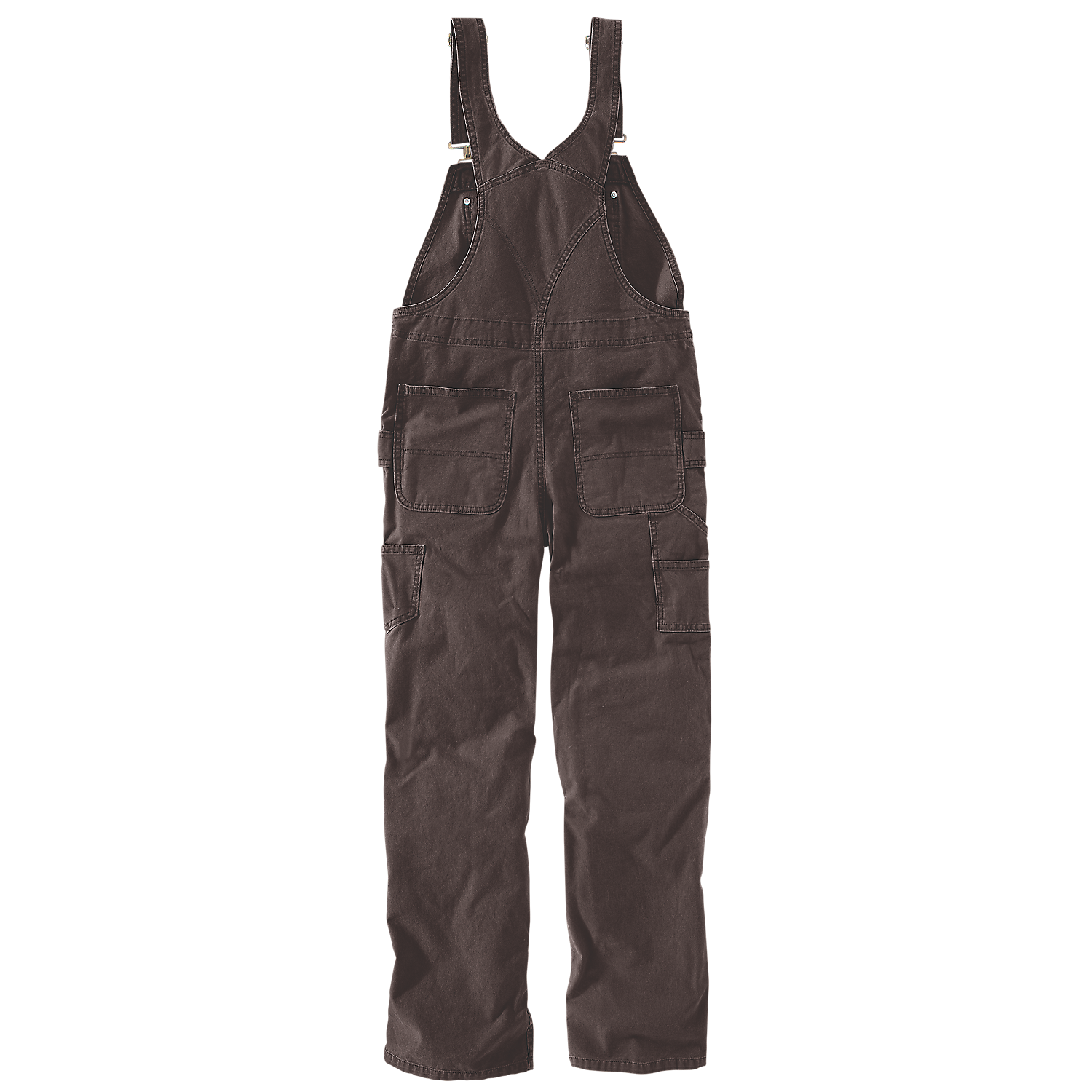 Picture of CARHARTT Rugged Flex Loose Fit Canvas Bib Overall 102438 Γυναικεία Σαλοπέτα 201 - Dark Brown