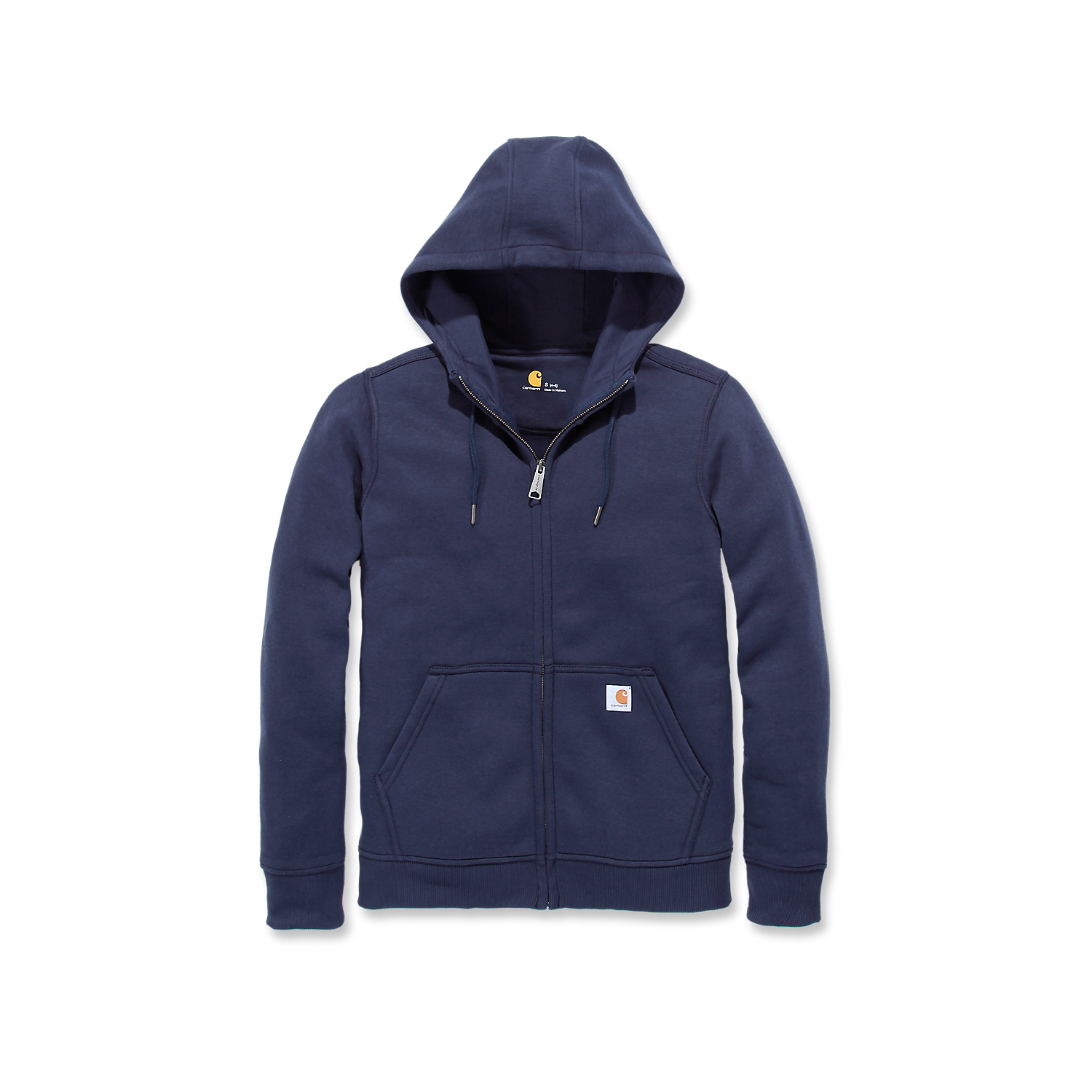 Picture of CARHARTT Relaxed Fit Midweight Full Zip Sweatshirt 102788 Γυναικεία Ζακέτα με κουκούλα 412 - Navy