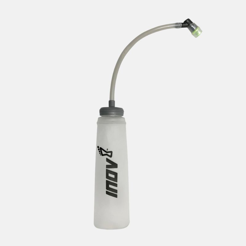 Picture of INOV8 Ultra Flask with Tube 0.50 ltr Παγούρι Τρεξίματος CLBK - Clear/Black