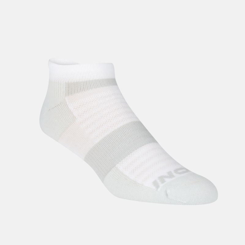 Picture of INOV8 Active Low Socks Unisex Κάλτσες Τρεξίματος WHLG - White / Light Grey