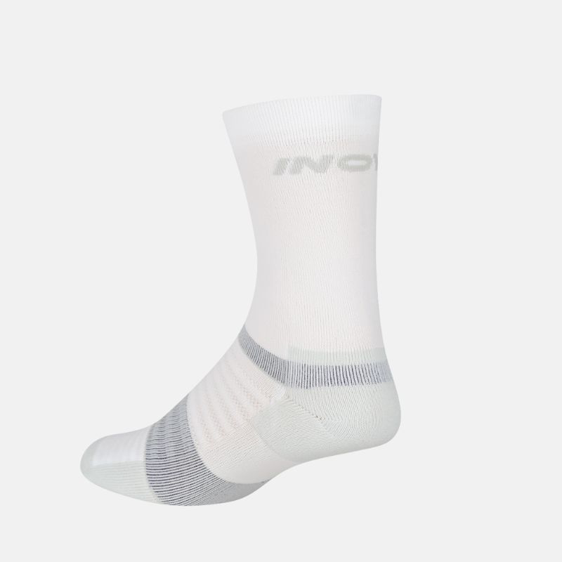 Picture of INOV8 Active High Socks Unisex Κάλτσες Τρεξίματος WHLG - White / Light Grey