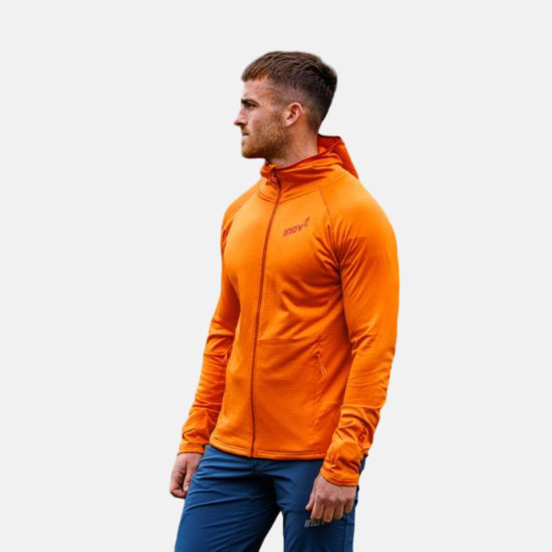 Picture of INOV8 VentureLite Mid Hoodie FZ M Ανδρική Ζακέτα με κουκούλα OR - Orange