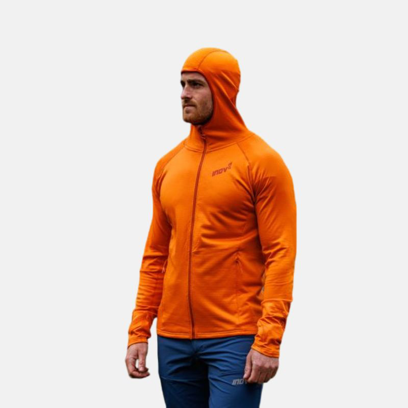 Picture of INOV8 VentureLite Mid Hoodie FZ M Ανδρική Ζακέτα με κουκούλα OR - Orange