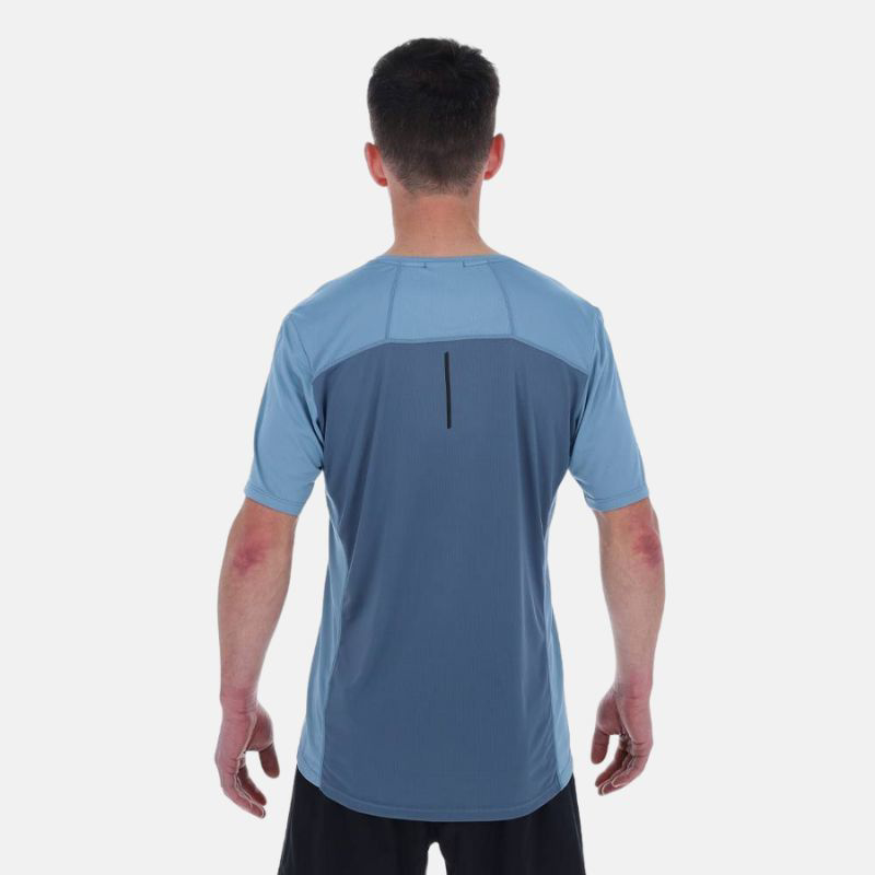 Picture of INOV8 Performance SS T-Shirt Ανδρικό μπλουζάκι τρεξίματος BGST - Blue Grey/Slate