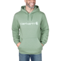 Εικόνα της CARHARTT Loose Fit Midweight Logo Graphic Sweatshirt 100074 Ανδρικό Φούτερ με κουκούλα GF6 - Loden Frost Heather