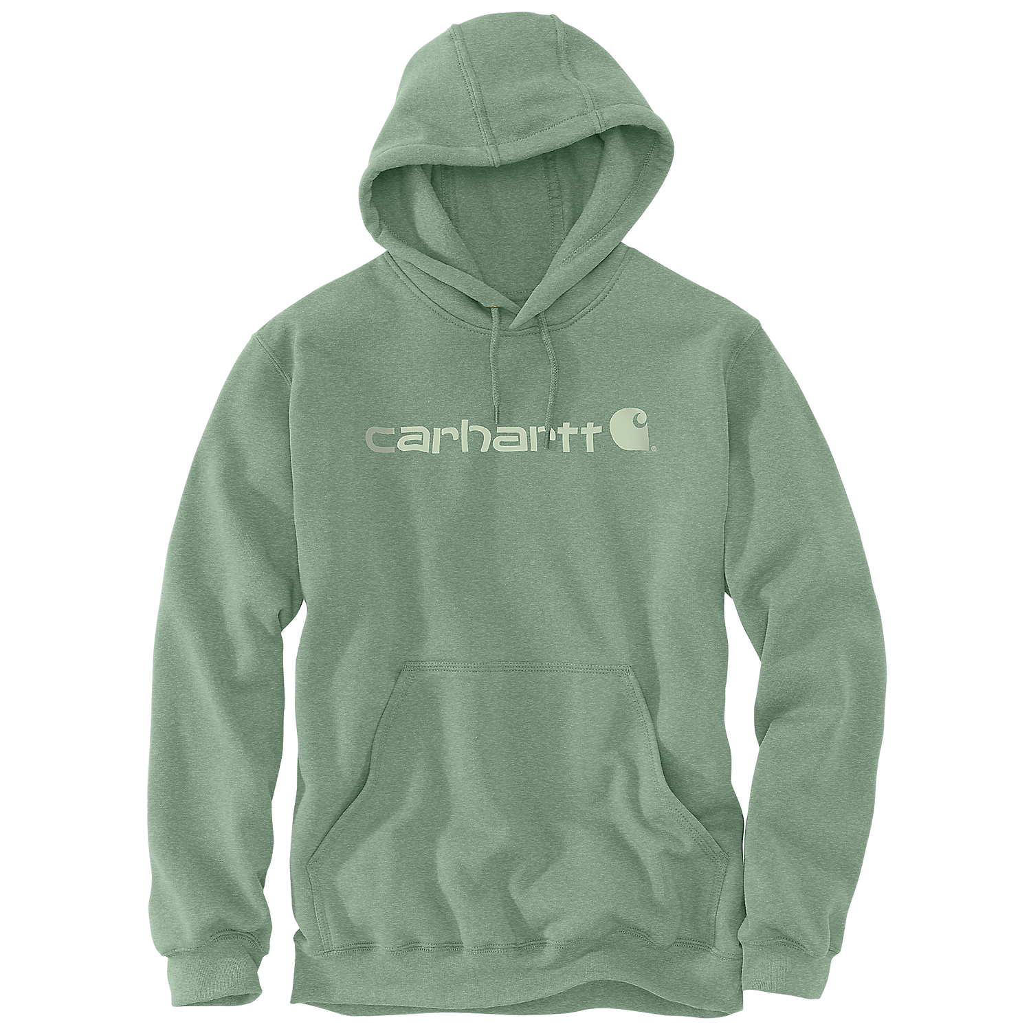 Picture of CARHARTT Loose Fit Midweight Logo Graphic Sweatshirt 100074 Ανδρικό Φούτερ με κουκούλα GF6 - Loden Frost Heather