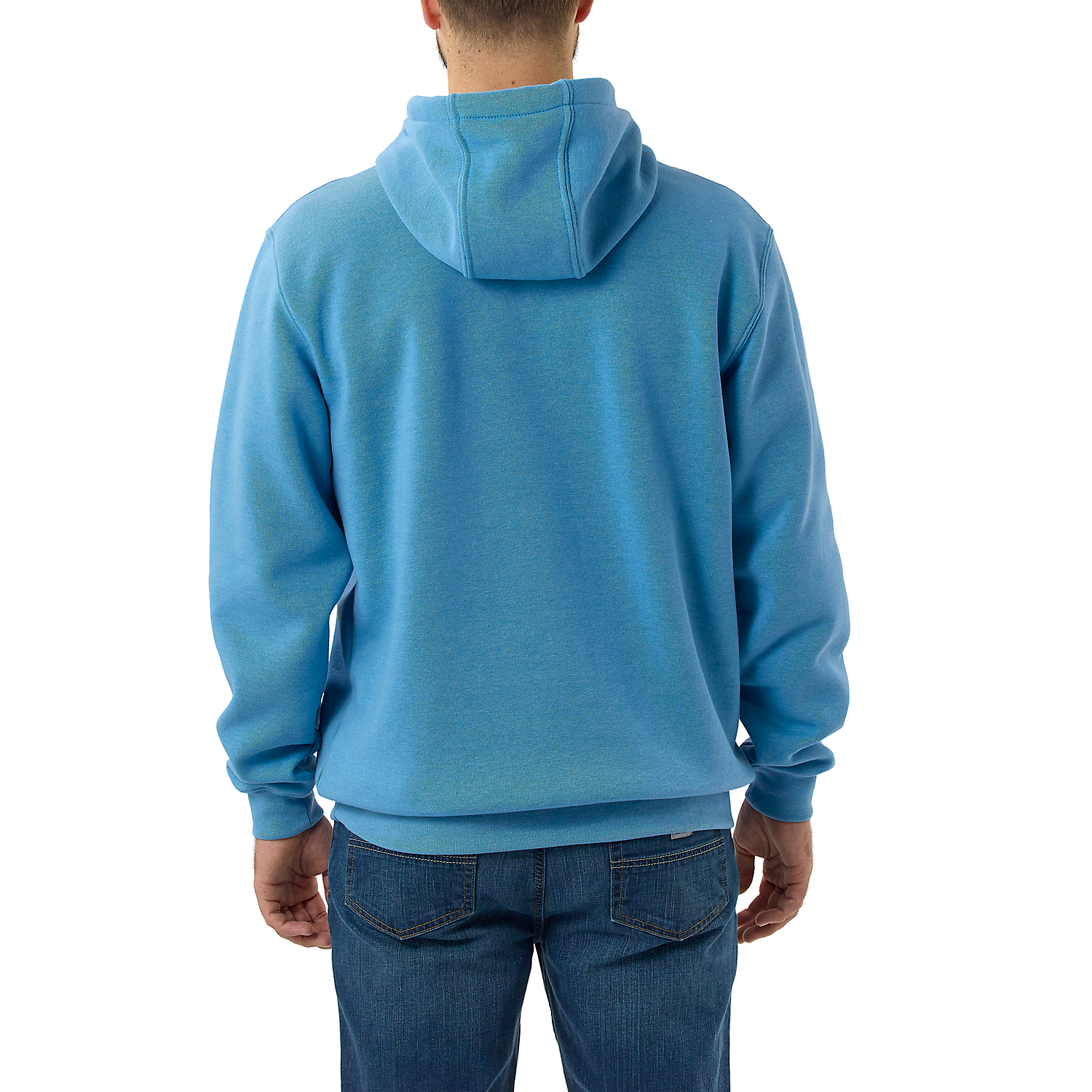 Picture of CARHARTT Loose Fit Midweight Logo Graphic Sweatshirt 100074 Ανδρικό Φούτερ με κουκούλα H54 - Blue Lagoon Heather