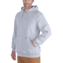 Εικόνα της CARHARTT Loose Fit Midweight Sweatshirt K121 Ανδρικό Φούτερ με κουκούλα HGY - Heather Grey