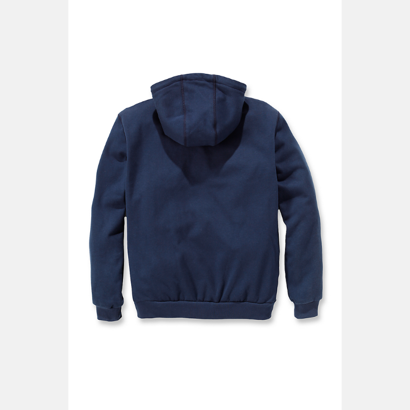 Picture of CARHARTT Wind Fighter Relaxed Fit Midweight Full Zip Sweatshirt 101759 Ανδρική Ζακέτα με κουκούλα 412 - Navy