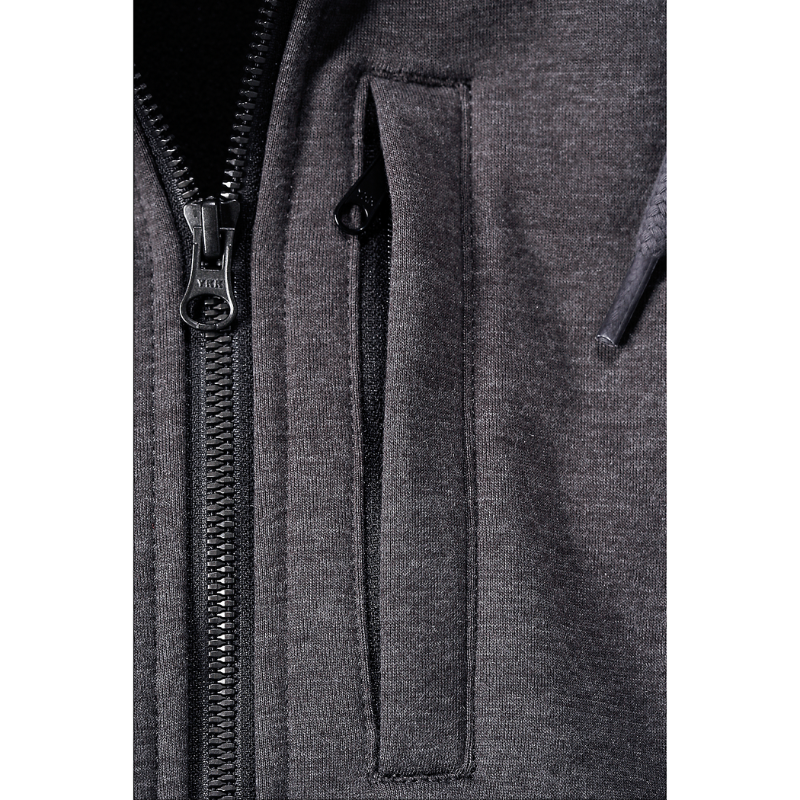 Picture of CARHARTT Wind Fighter Relaxed Fit Midweight Full Zip Sweatshirt 101759 Ανδρική Ζακέτα με κουκούλα 026 - Carbon Heather